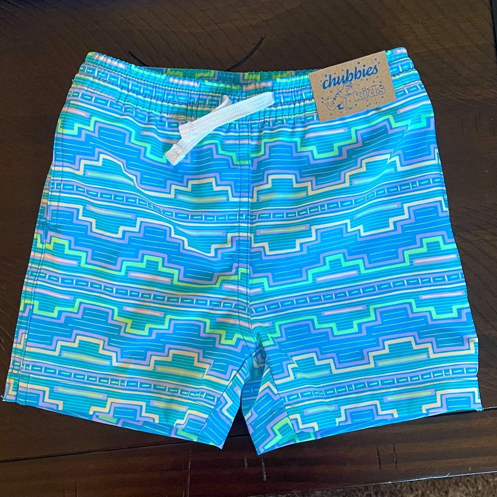 BRAND NEW!! Boys Chubbies Swim Trunks Sizes 18-24M, 2T, 4T, 5, 6
